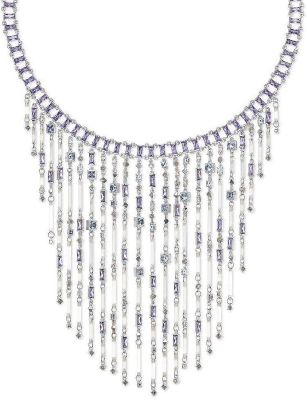 Kendra Scott Maxen Silver Statement Necklace